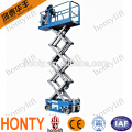 hydraulic auto lift scissor t/small electric self-propelled mobile scissor lift /